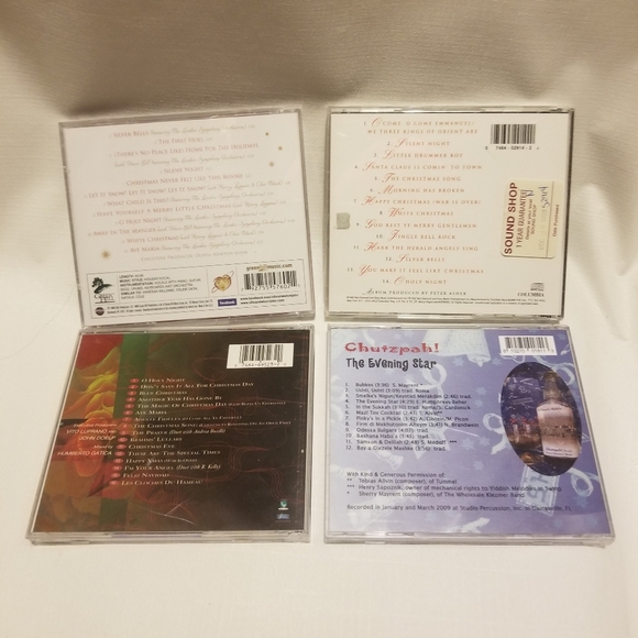 Or add to bundle $3/each: holiday CDs, 3 Christmas, 1 Hannukah - Picture 2 of 7